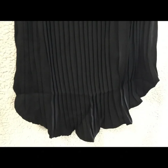 Women's Blouse Hi-Lo Hem Pleated Top NEW - Picture 11 of 17